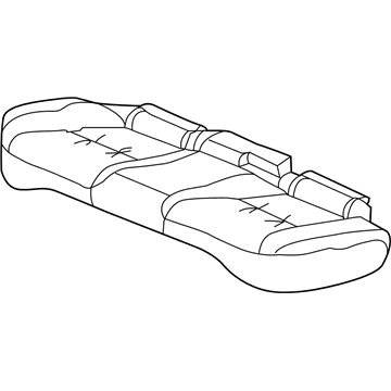 Acura 82131-TY2-A11ZA Cover, Rear Cushion Trim (Light Orchid)