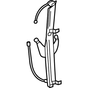 Nissan 82720-0W210 Regulator Door Window Rh