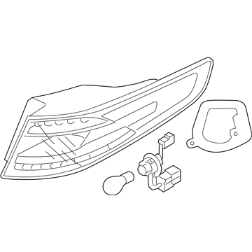 Kia 924014U520 Lamp Assembly-Rear Combination