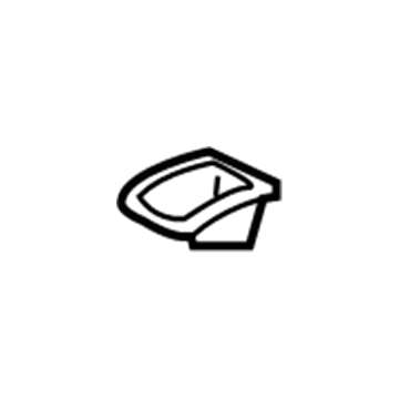 Honda 82628-TM8-A01ZE Garnish, L. RR. Seat Lock *NH167L* (GRAPHITE BLACK)