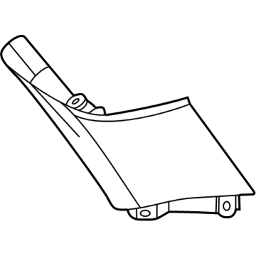 BMW 51-43-5-A0C-862 C-PILLAR TRIM PANEL ALCANTAR