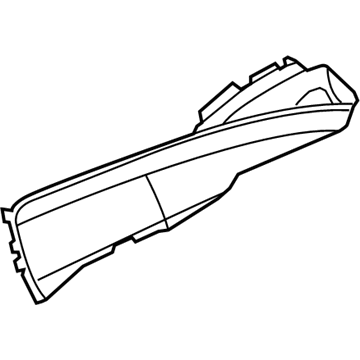 Honda 83402-SNE-A01ZC Panel *NH167L* (Passenger Side) (GRAPHITE BLACK)