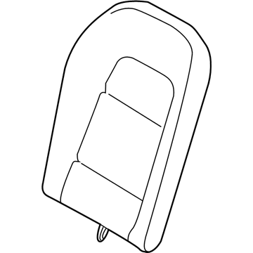 Nissan 88600-63B0A Back Assy-Rear Seat, RH