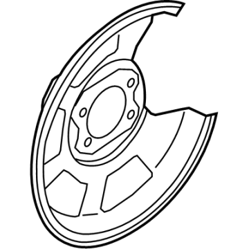 Kia 58243P2700 Cover-Dust Rr, LH