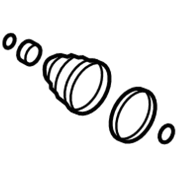 Kia 495953X4A0 Boot Kit-Front Axle Differential