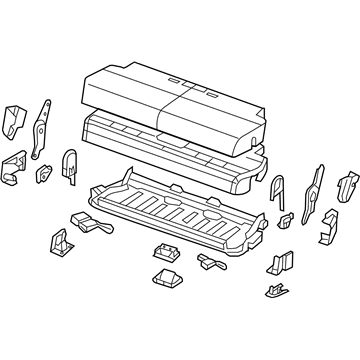 Nissan 89300-ZM30B Cushion Assy-3RD Seat