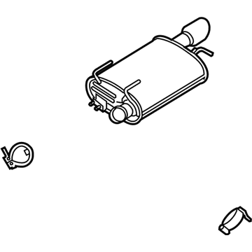 Ford CR3Z-5230-C Muffler