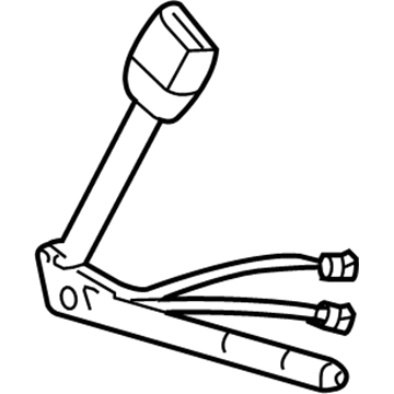 GM 19151074 Belt Kit, Driver Seat(Buckle Side)(W/Pre-Tensioner) Ebony