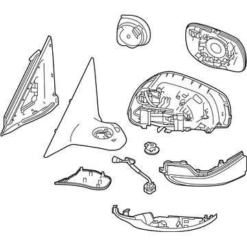 Infiniti 96301-6HL5B Door Mirror Assy-RH