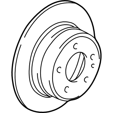BMW 34-21-2-229-379 Brake Disc, Ventilated