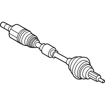 Hyundai 49500-F2600 Shaft Assembly-Drive, LH