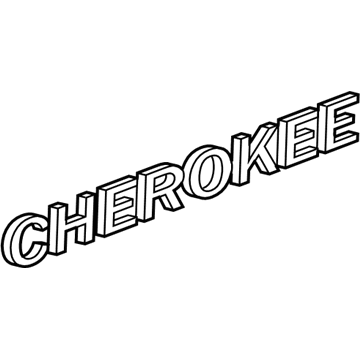 Mopar 68264488AB NAMEPLATE-Front Door