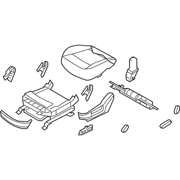 Hyundai 88105-3J401-R7B Cushion Assembly-Front Seat, Driver