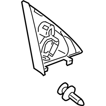 Honda 72443-TE0-A00ZA Cover, R. FR. Door Tweeter *NH167L* (GRAPHITE BLACK)