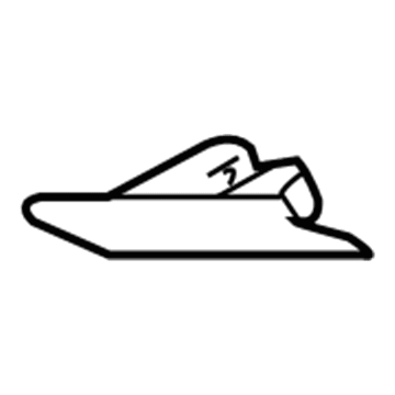 Toyota 81890-0T010 Puddle Lamp