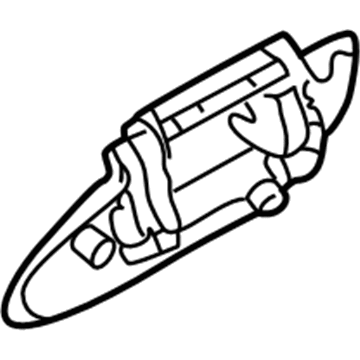 Nissan 80607-2Y964 Front Door Outside Handle Assembly, Left