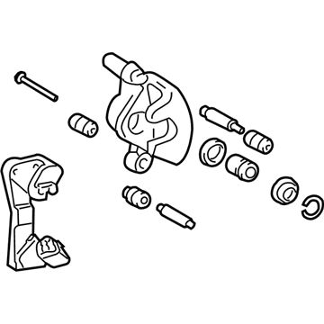 Lexus 47850-48050 Rear Driver Disc Brake Cylinder Assembly