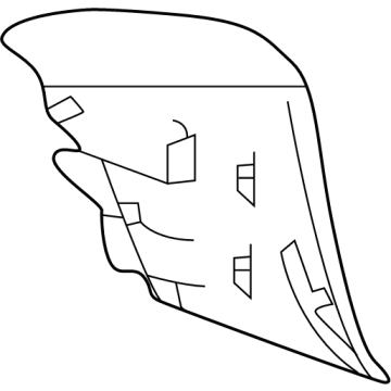 Infiniti 26557-5NA0A Rim-Rear Combination Lamp, LH