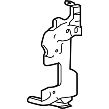 Acura 71107-TX4-A50 Duct, Left Front Bumper Side