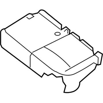 Nissan 88370-3KA0A Trim Assembly-2ND Seat Cushion, LH
