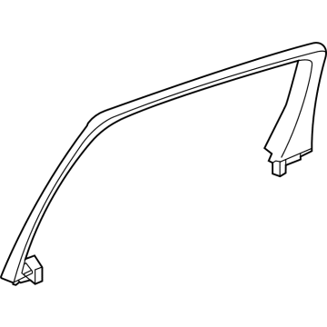 Acura 72982-TGV-A01 Garnish, Left Rear
