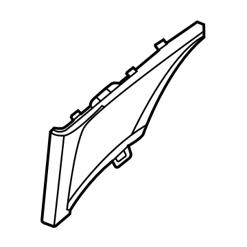 Acura 83740-TGV-A01ZB Grille, Passenger Side (Deep Black)