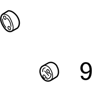 Nissan 20651-5RA0A Mounting-Exhaust, Rubber