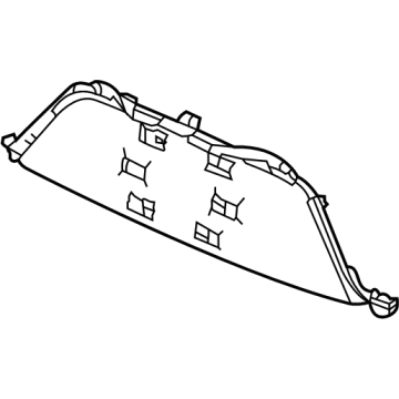 Acura 71508-TGV-A00ZB Garnish, Rear (Extreme Crimson Pearl)