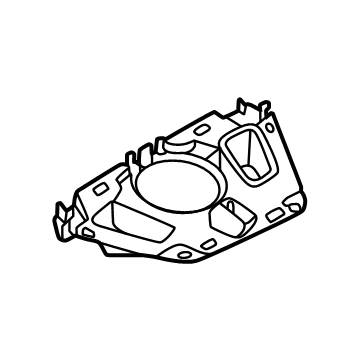 BMW 51-45-6-831-281 SUPPORT CENTER SPEAKER