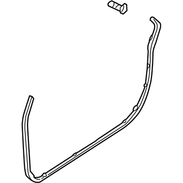 Nissan 80830-5M000 Weatherstrip-Front Door, RH