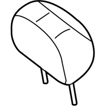 Nissan 86400-3YU2A Headrest Assy-Front Seat