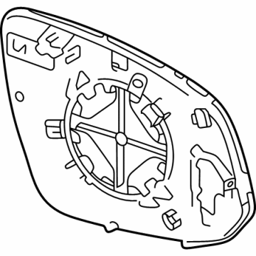 Toyota 87961-0A140 Mirror Glass