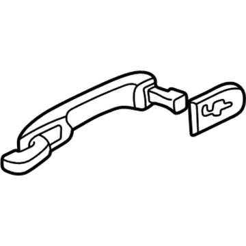 Acura 72188-SZ3-003ZH Handle, Driver Side (Sebring Silver Metallic)