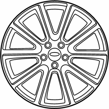 Ford FB5Z-1007-D Wheel, Alloy