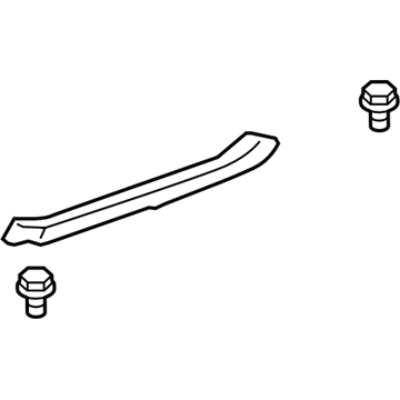 Acura 84251-STX-A01ZB Garnish Assembly, Left Front Side (Inner) (Medium Gray)