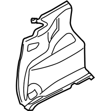 BMW 51-47-8-233-658 Trim Panel, Right