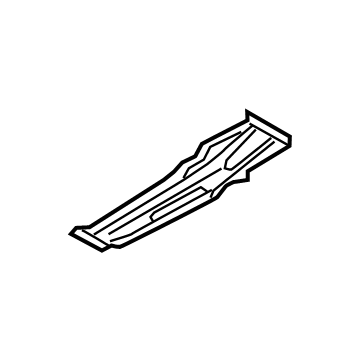 Hyundai 65533-K2000 REINF-RR Spare Tire Well Cross