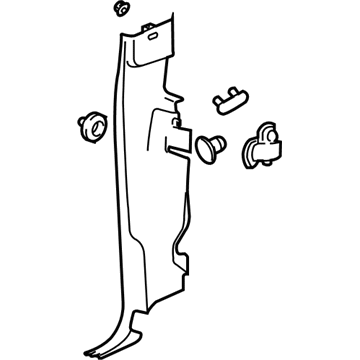GM 22871303 Lock Pillar Trim