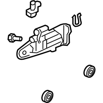 Honda 72140-TK6-A11ZK Handle Assembly, Passenger Side Door (Outer) (Silver Metallic)