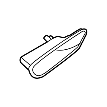 Hyundai 82611-N9000-MMH HOUSING-FR DOOR INSIDE HANDLE