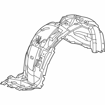 Nissan 63841-6RR0A Protector-Front Fender, LH