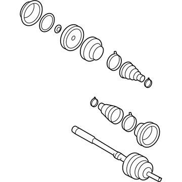 Lexus 42330-50060 Shaft Assy, Rear Drive, RH