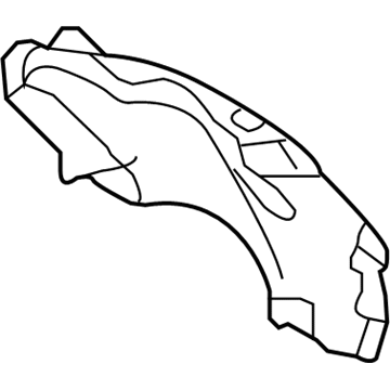 Kia 868222G500 Guard Assembly-Rear Wheel