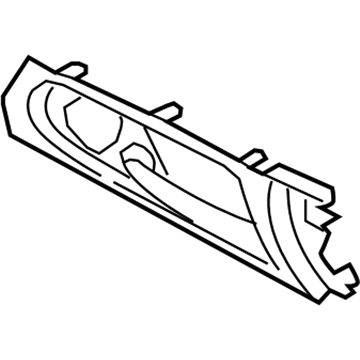 BMW 51-42-7-237-721 Interior Door Handle Rear Left Inner