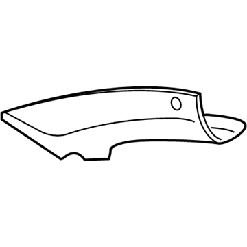 BMW 51-44-8-058-893 Cover, Column A Left