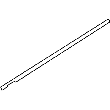 Infiniti 80821-1BA0B MOULDING Assembly - Front Door Outside, LH