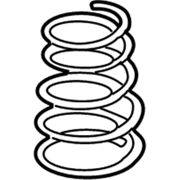 Toyota 48231-32500 Spring, Coil, Rear