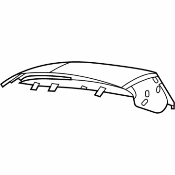 Hyundai 87616-CW010 SCALP-O/S RR VIEW MIRROR, LH