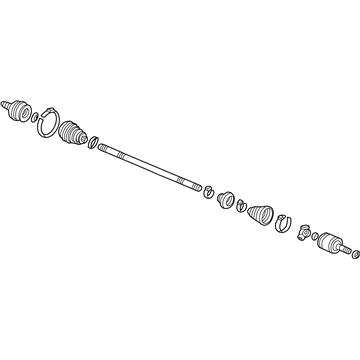 Honda 44305-S5A-J30 Driveshaft Assembly, Passenger Side