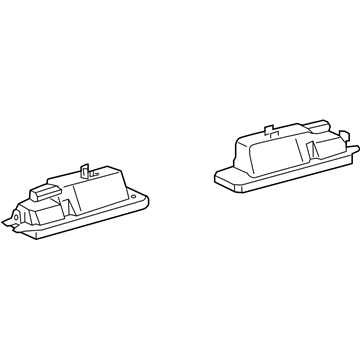 Lexus 81271-60450 Lens & Body, License